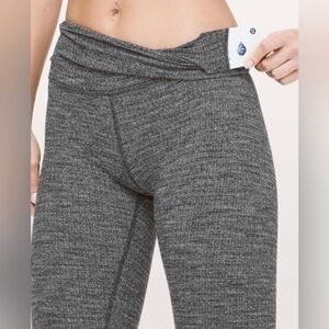 Lululemon Wunder Under High-Rise 28" Luon Variegated Knit Heathered Black 4